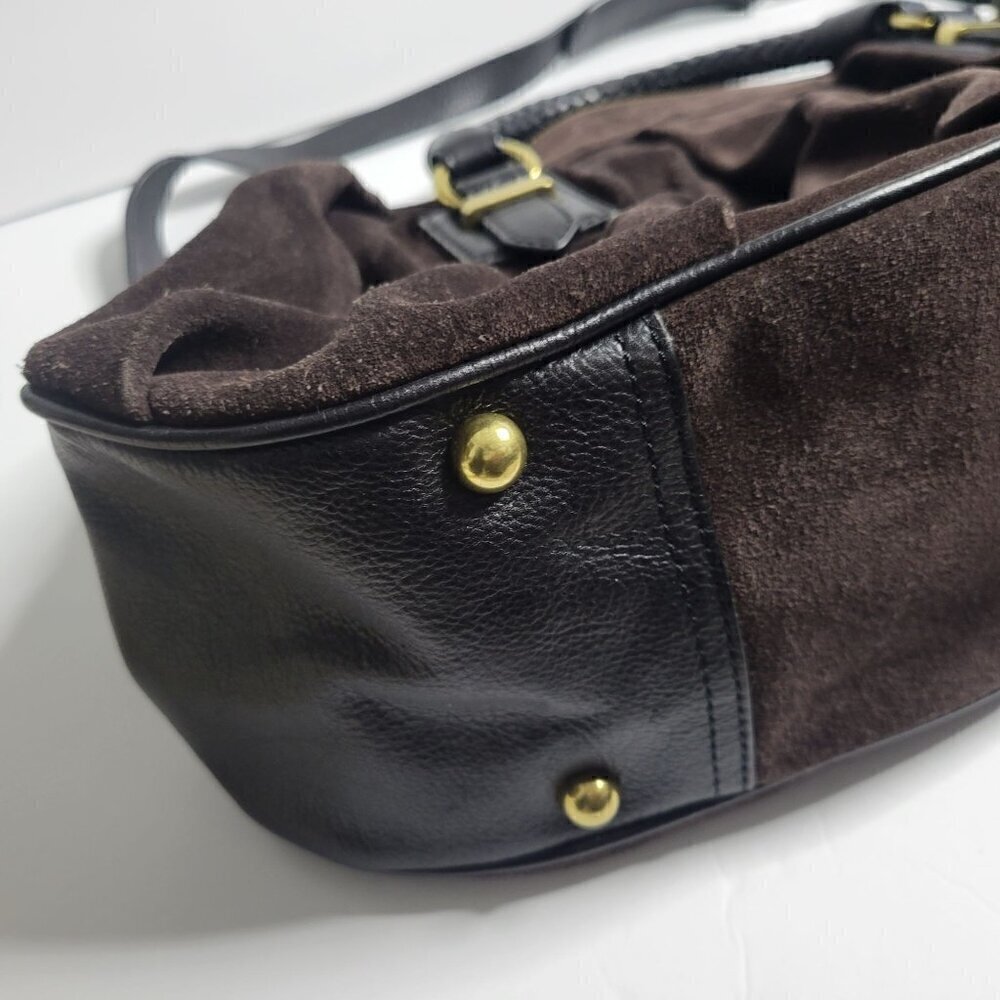 Banana Republic 100% Leather Suede Shoulder Bag OS - Picture 5 of 15